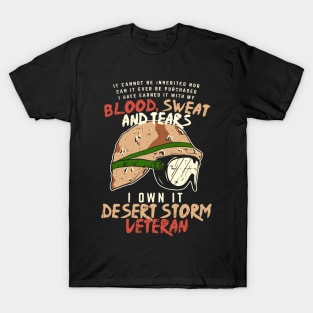 VETERAN: Desert Storm Veteran T-Shirt